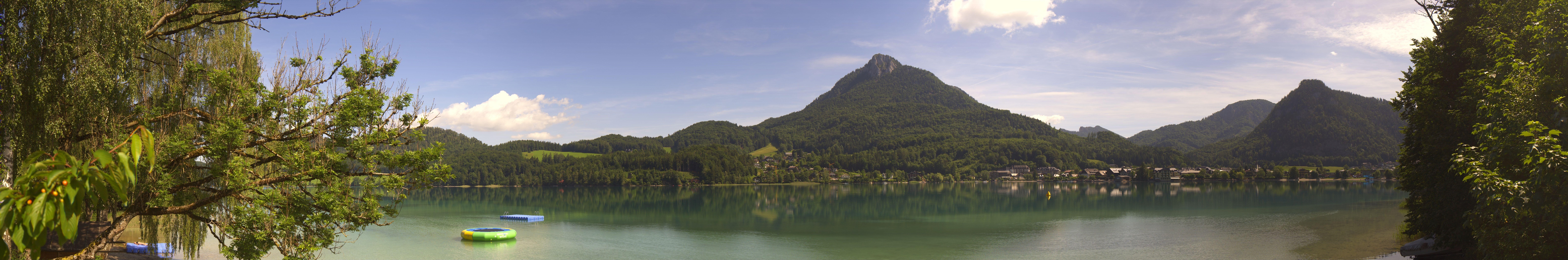 Archiv Foto Webcam Fuschlsee Panoramablick
