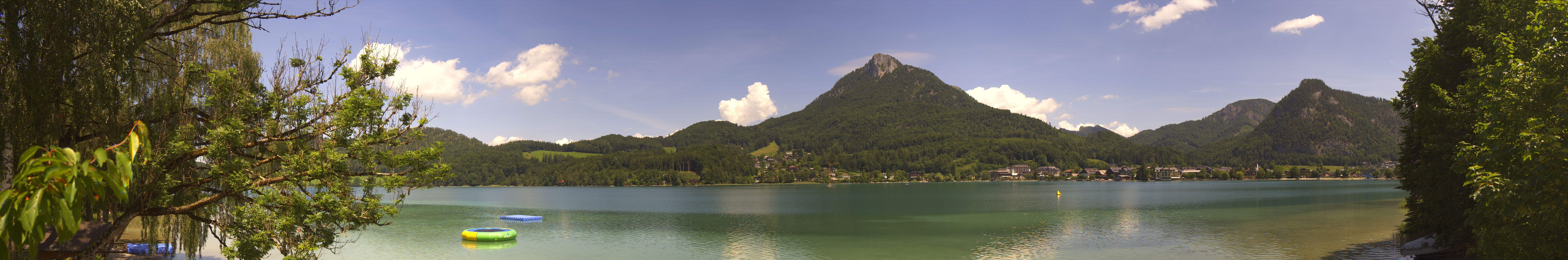 Archiv Foto Webcam Fuschlsee Panoramablick