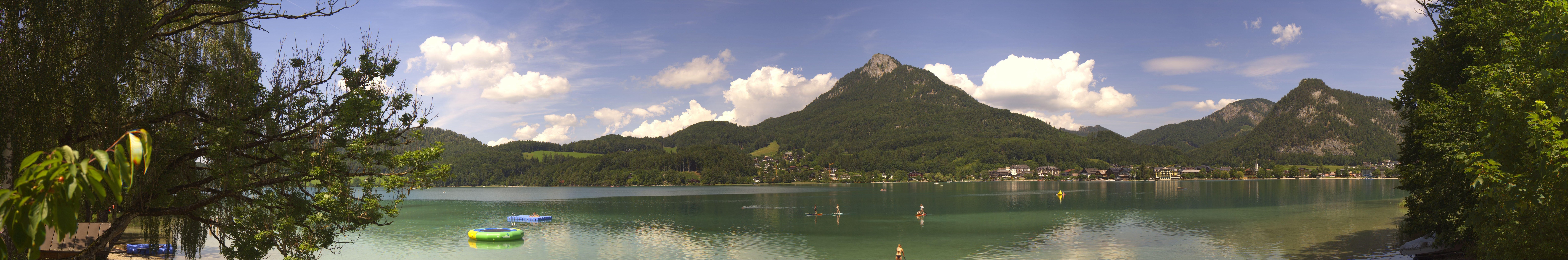 Archiv Foto Webcam Fuschlsee Panoramablick