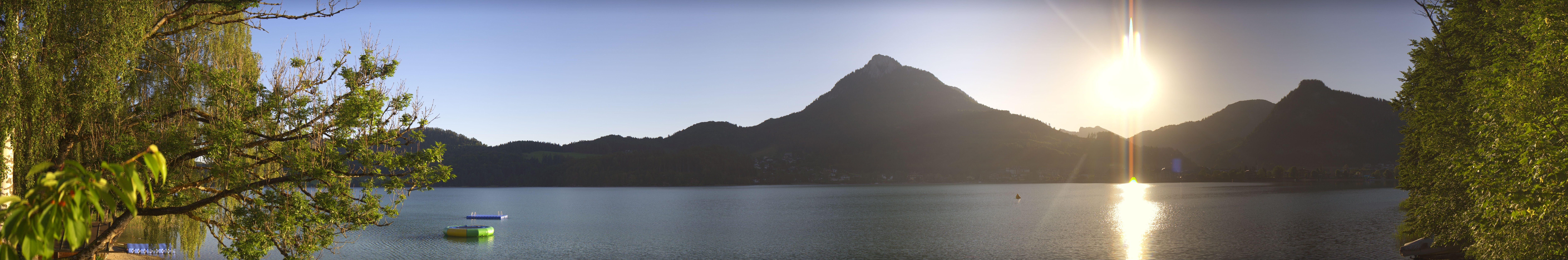 Archiv Foto Webcam Fuschlsee Panoramablick