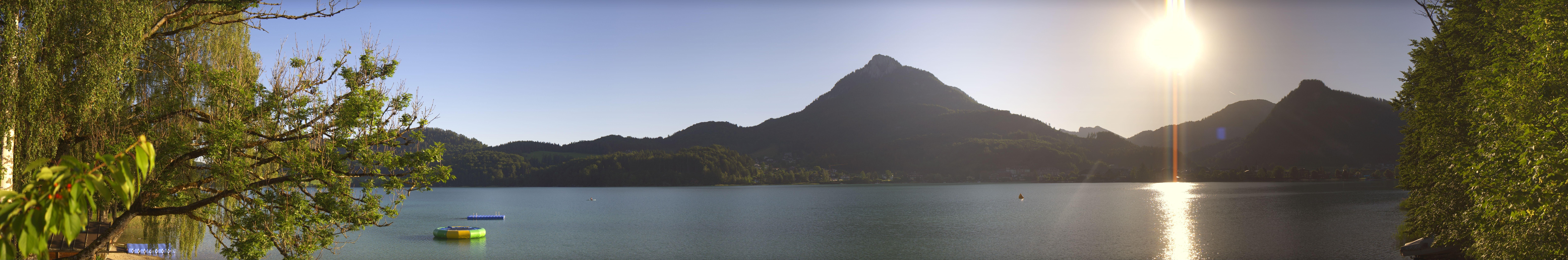 Archiv Foto Webcam Fuschlsee Panoramablick