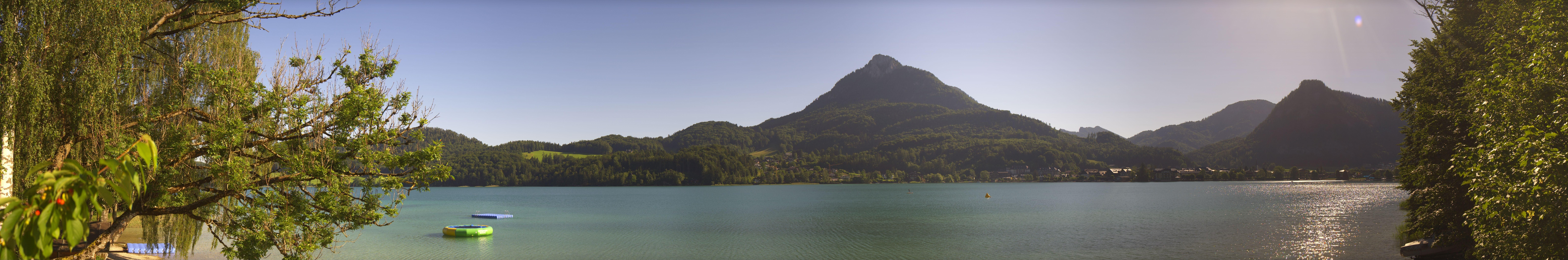 Archiv Foto Webcam Fuschlsee Panoramablick