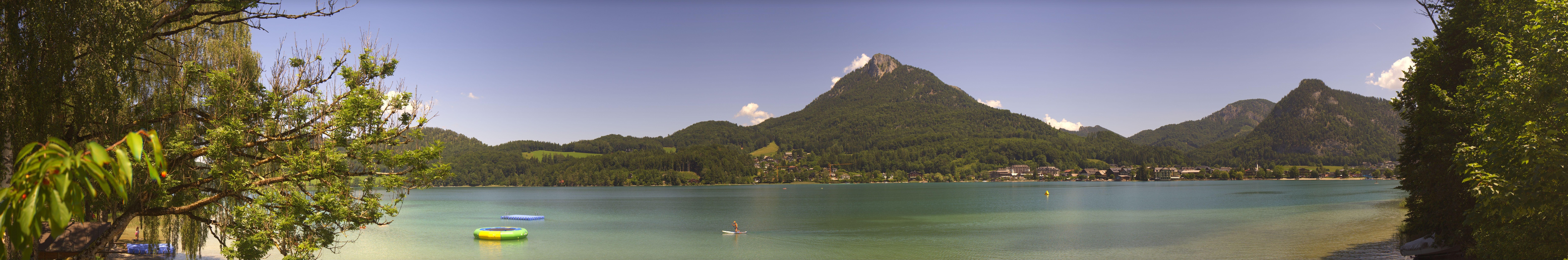 Archiv Foto Webcam Fuschlsee Panoramablick