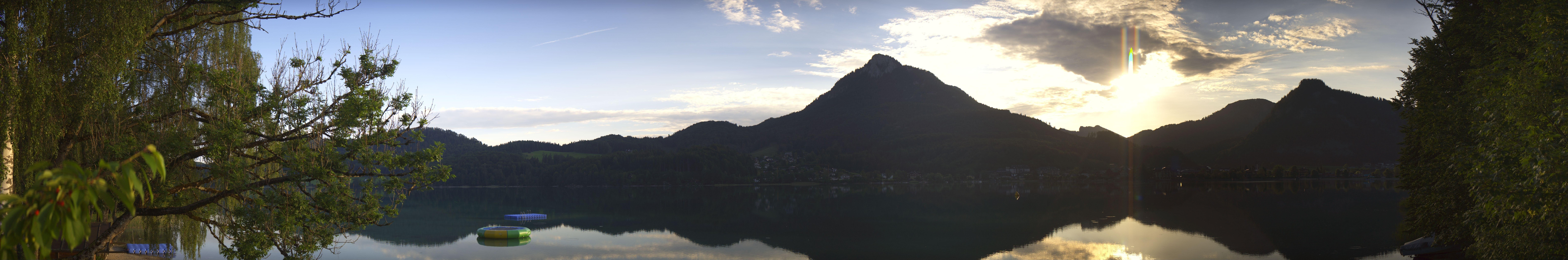 Archiv Foto Webcam Fuschlsee Panoramablick