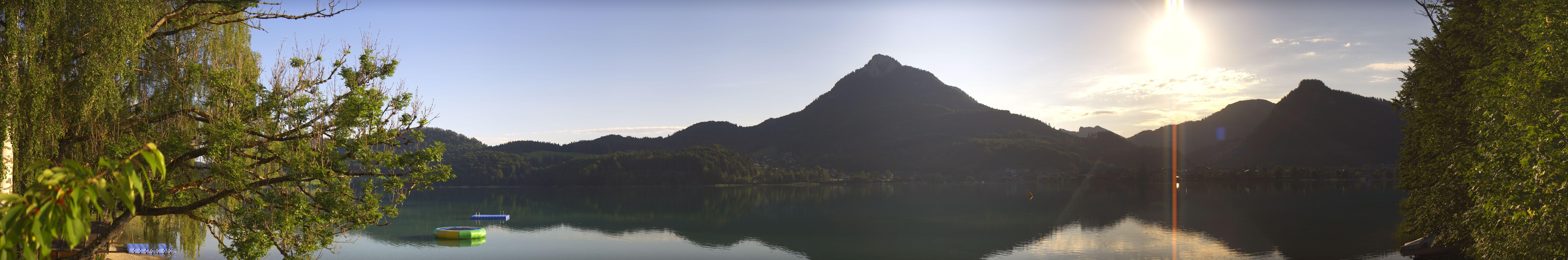 Archiv Foto Webcam Fuschlsee Panoramablick