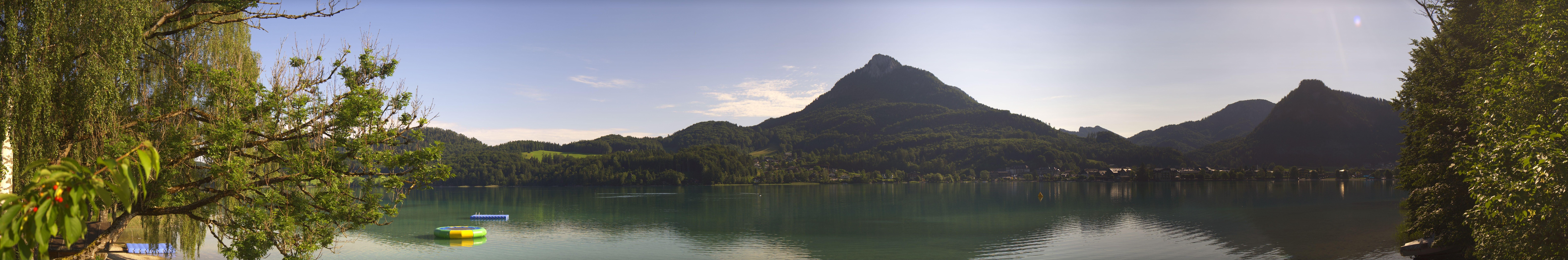 Archiv Foto Webcam Fuschlsee Panoramablick