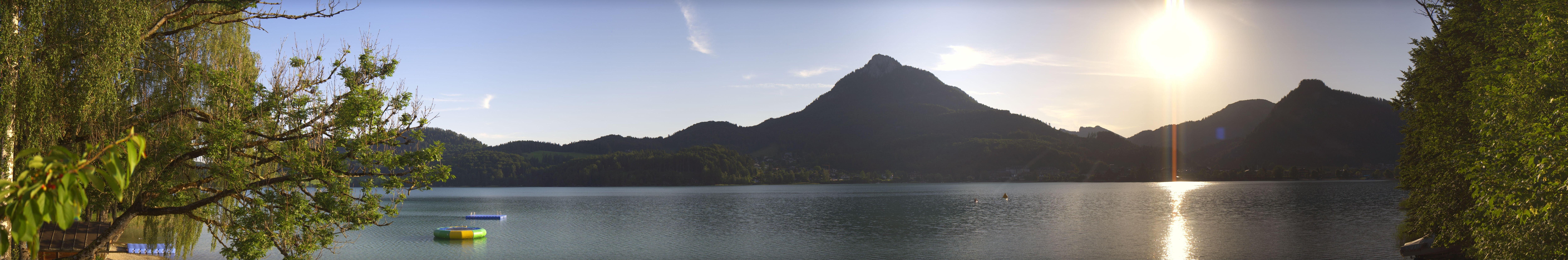 Archiv Foto Webcam Fuschlsee Panoramablick
