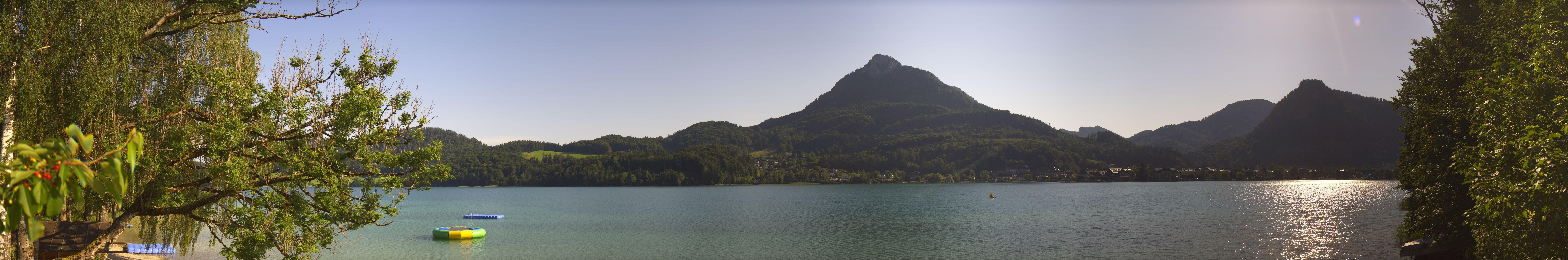 Archiv Foto Webcam Fuschlsee Panoramablick
