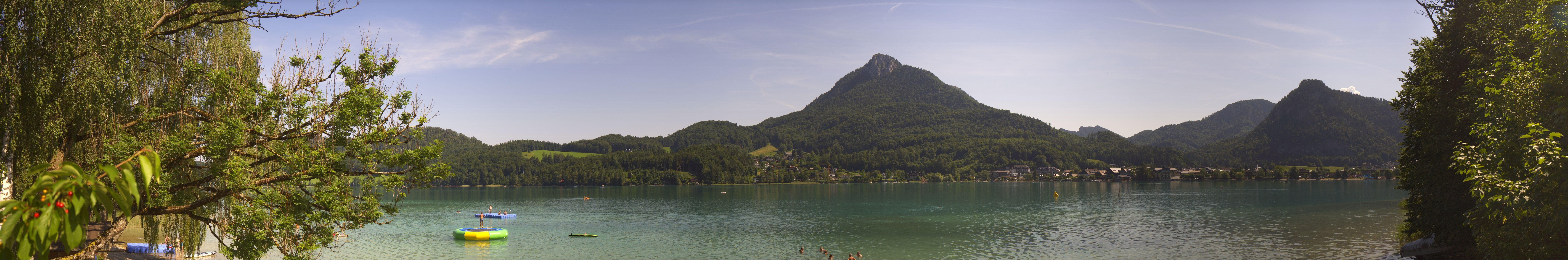 Archiv Foto Webcam Fuschlsee Panoramablick