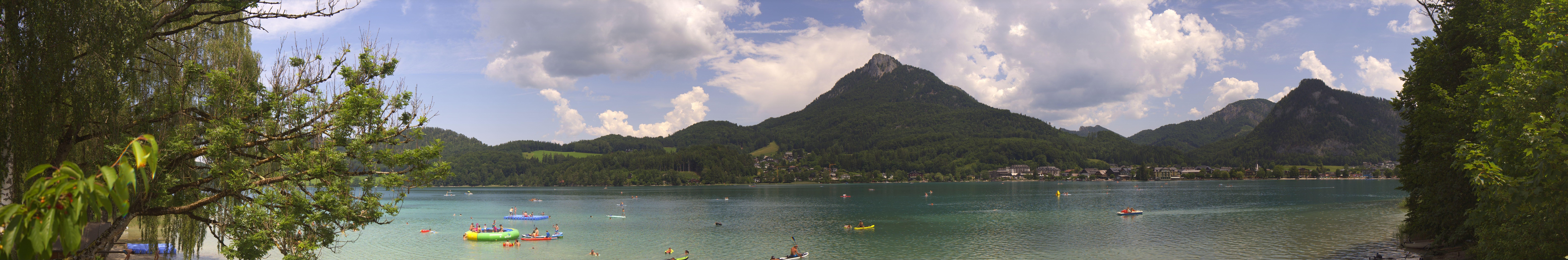 Archiv Foto Webcam Fuschlsee Panoramablick