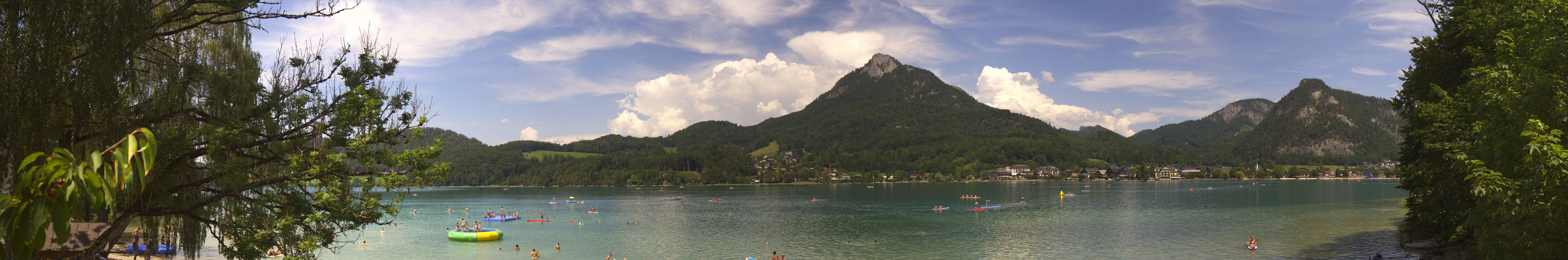 Archiv Foto Webcam Fuschlsee Panoramablick