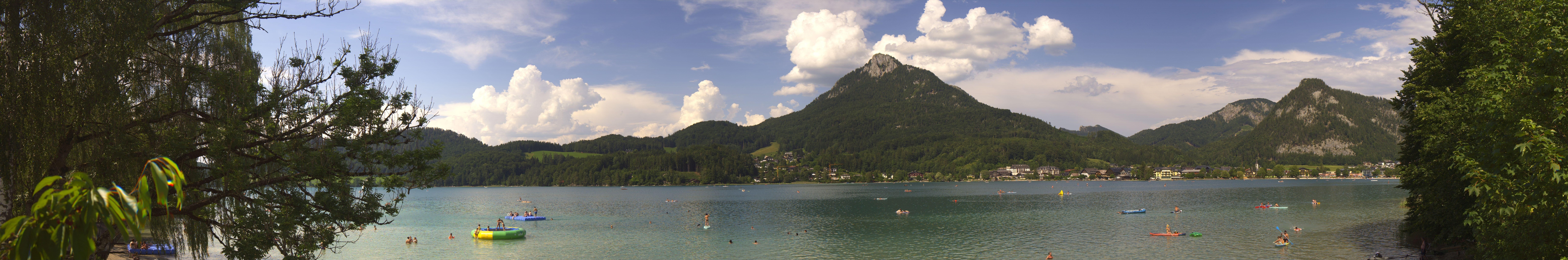 Archiv Foto Webcam Fuschlsee Panoramablick