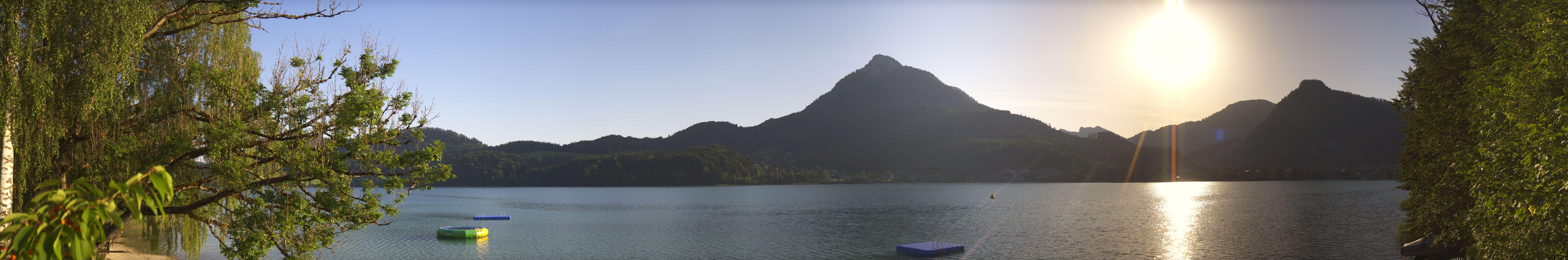 Archiv Foto Webcam Fuschlsee Panoramablick