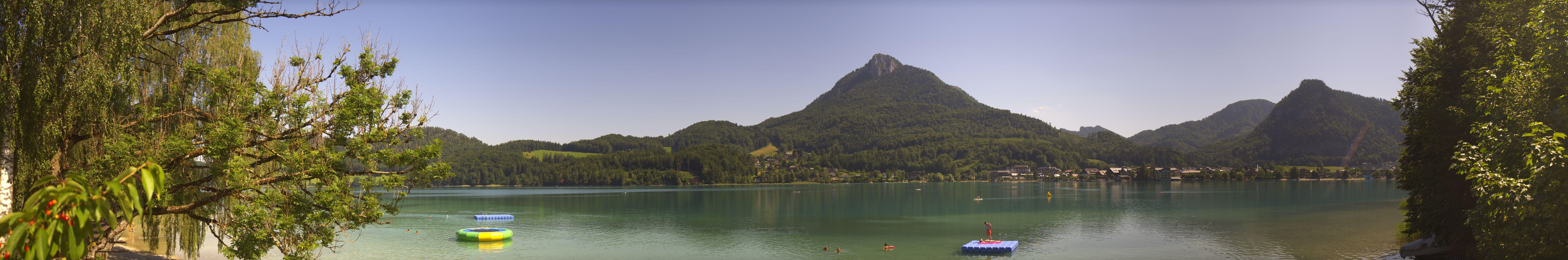 Archiv Foto Webcam Fuschlsee Panoramablick