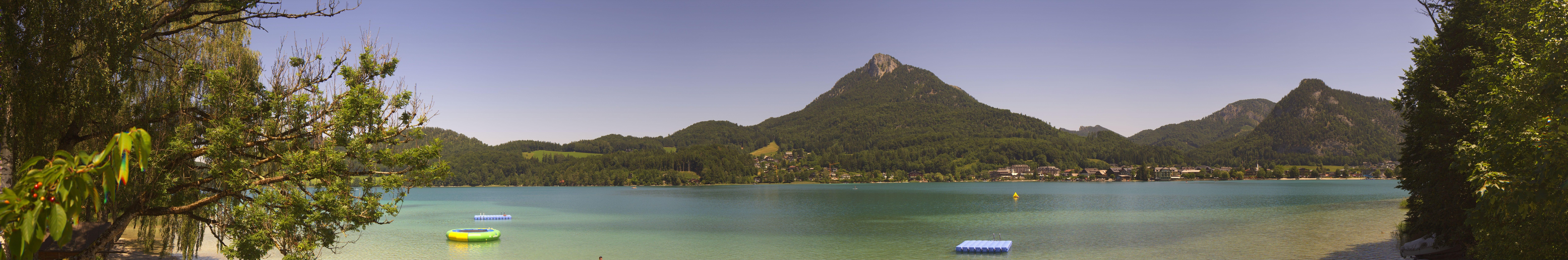 Archiv Foto Webcam Fuschlsee Panoramablick