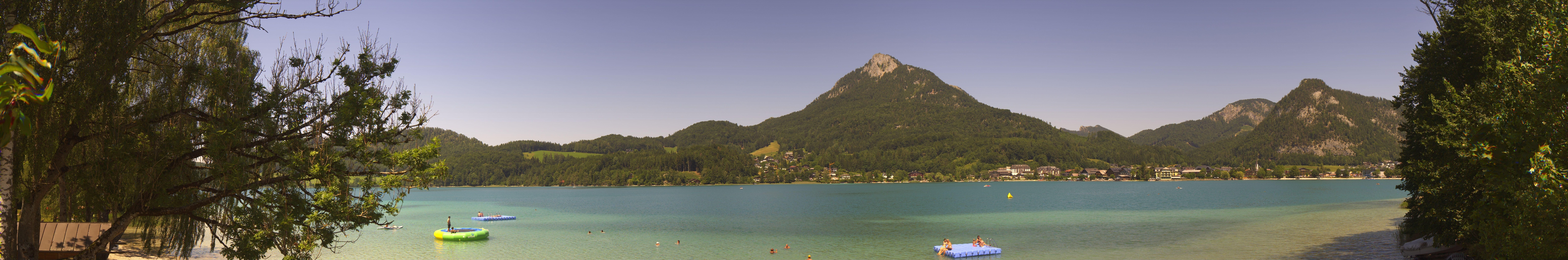 Archiv Foto Webcam Fuschlsee Panoramablick