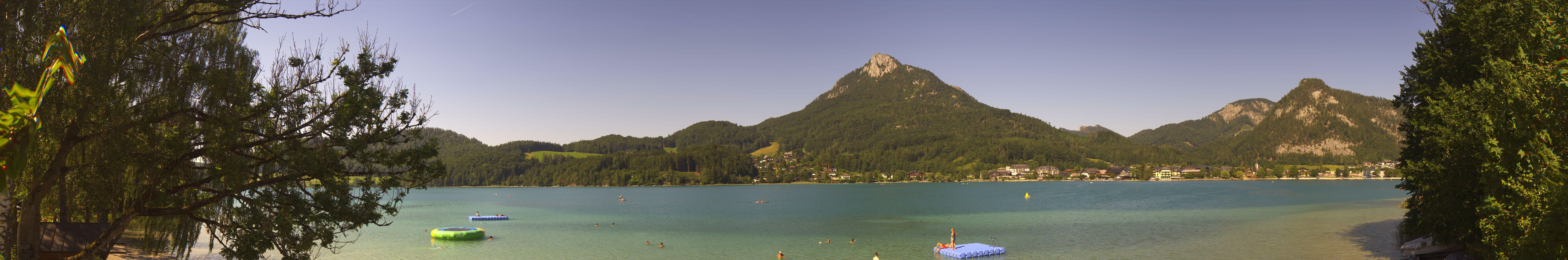 Archiv Foto Webcam Fuschlsee Panoramablick