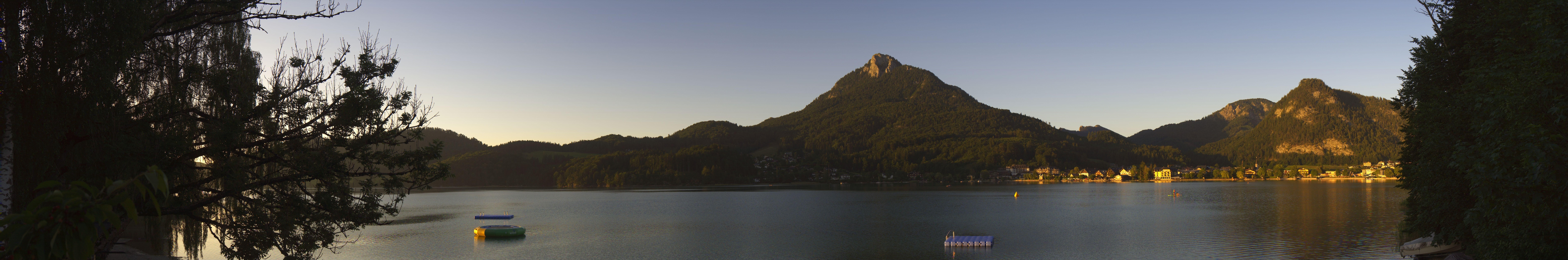 Archiv Foto Webcam Fuschlsee Panoramablick