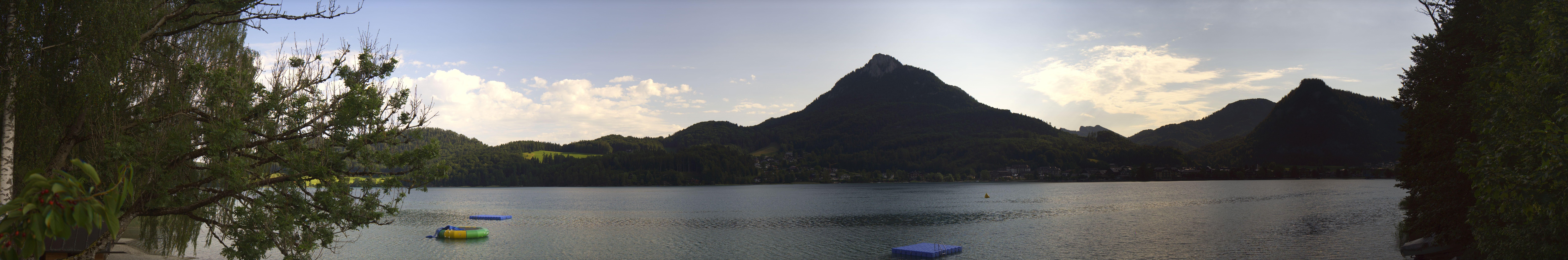 Archived image Webcam Fuschl am See: Panoramic View