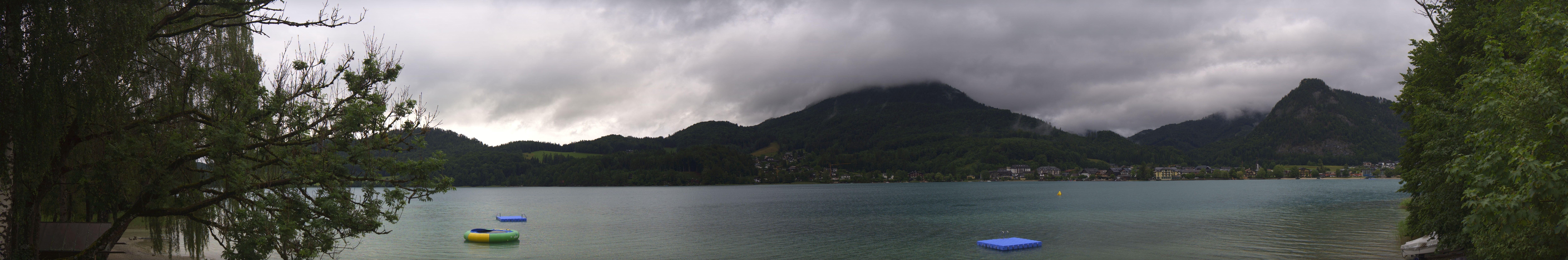 Archiv Foto Webcam Fuschlsee Panoramablick