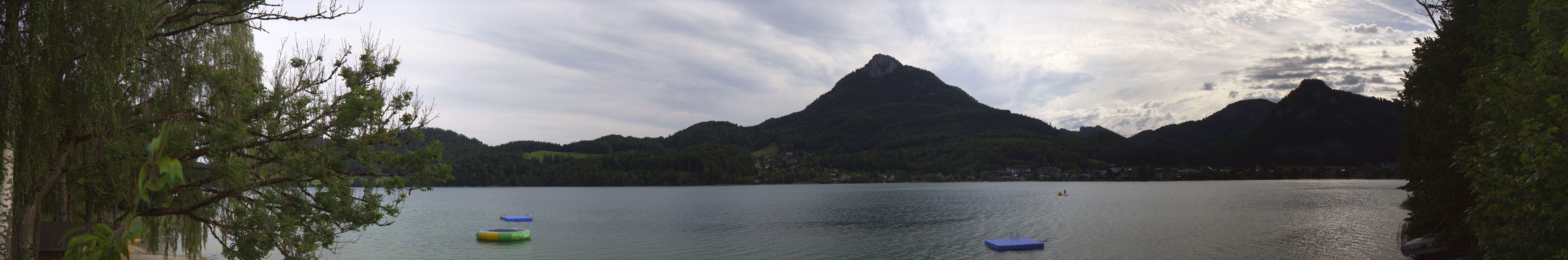 Archived image Webcam Fuschl am See: Panoramic View