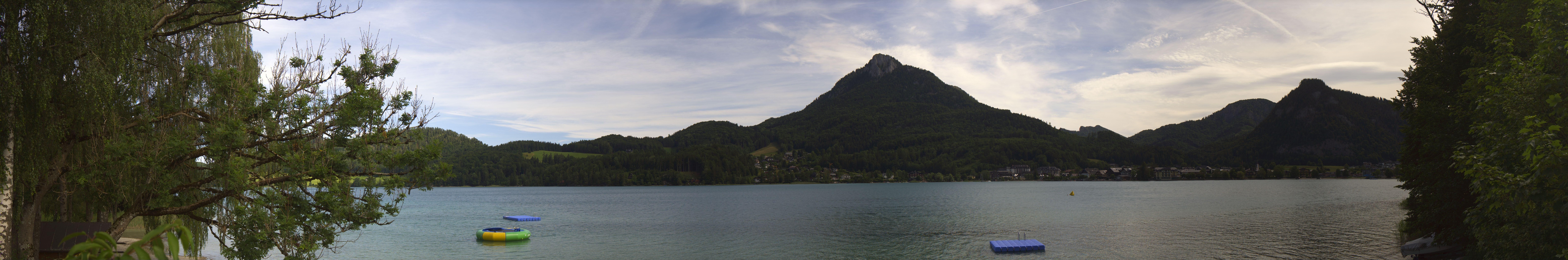 Archived image Webcam Fuschl am See: Panoramic View