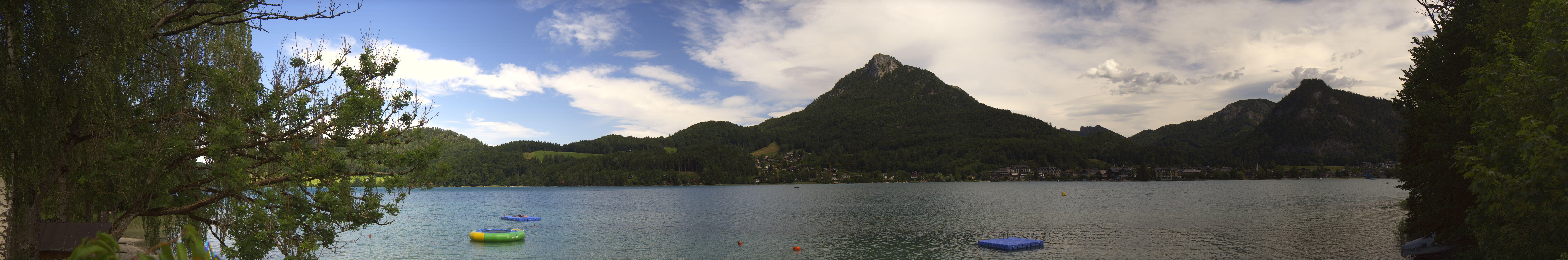 Archiv Foto Webcam Fuschlsee Panoramablick
