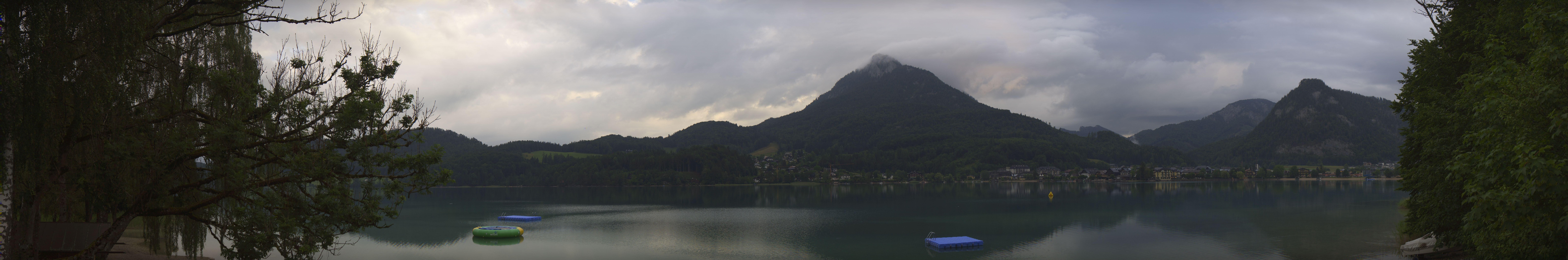 Archiv Foto Webcam Fuschlsee Panoramablick