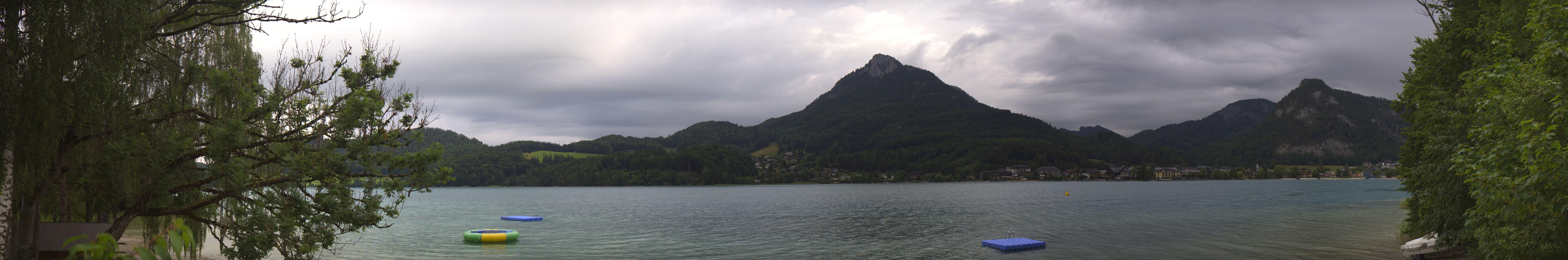 Archiv Foto Webcam Fuschlsee Panoramablick