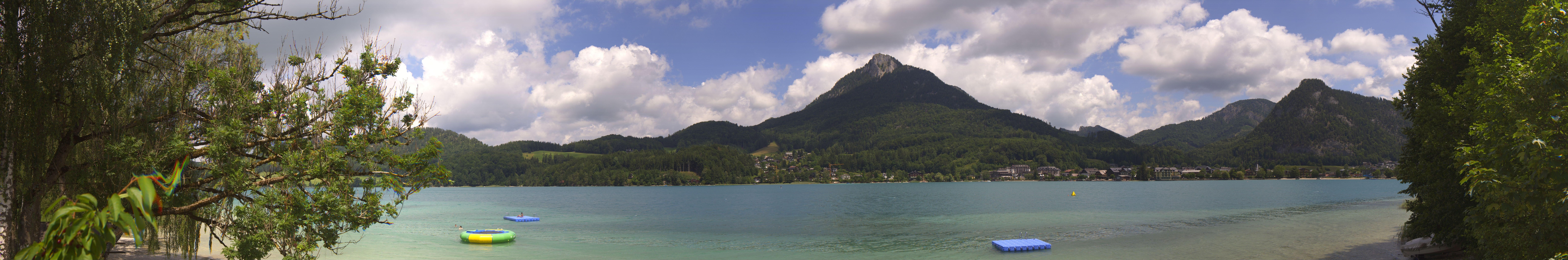 Archiv Foto Webcam Fuschlsee Panoramablick