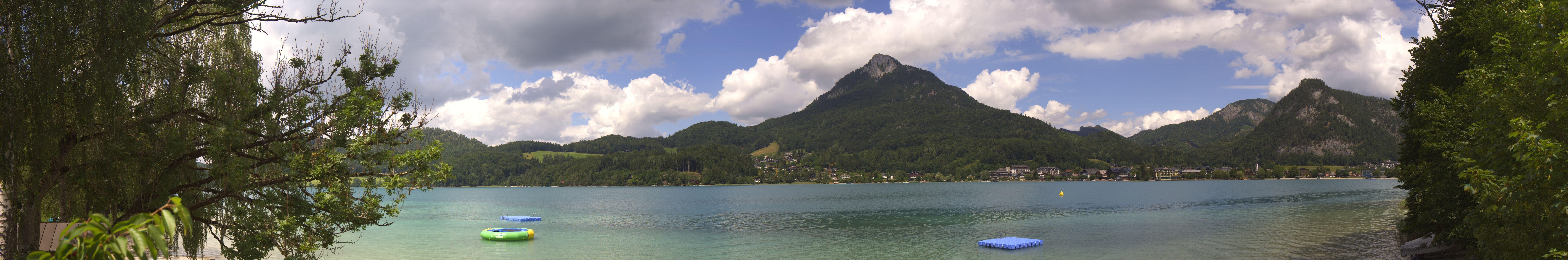 Archiv Foto Webcam Fuschlsee Panoramablick