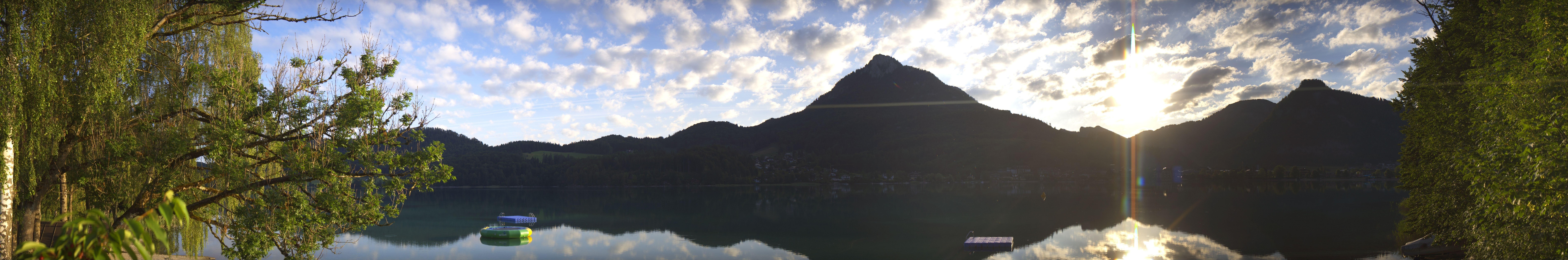Archiv Foto Webcam Fuschlsee Panoramablick