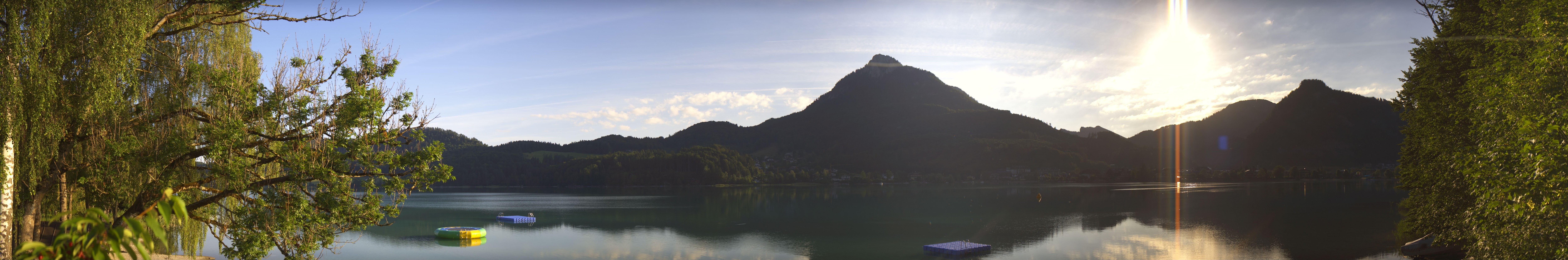 Archiv Foto Webcam Fuschlsee Panoramablick