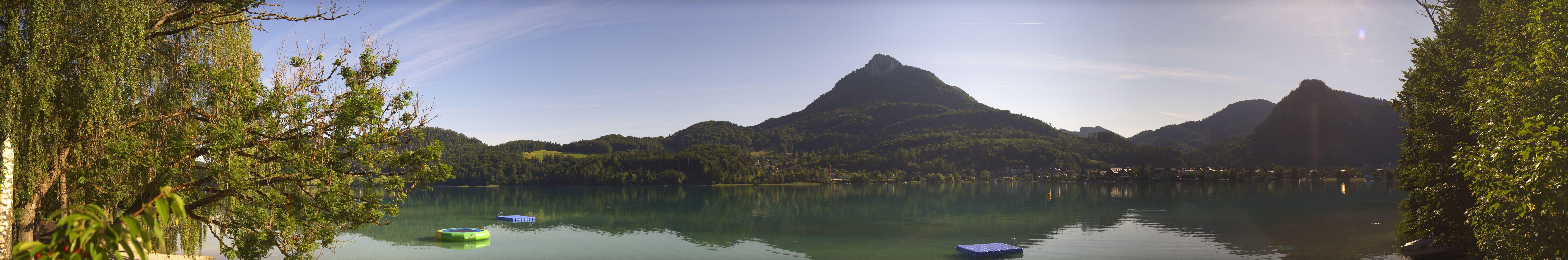 Archiv Foto Webcam Fuschlsee Panoramablick