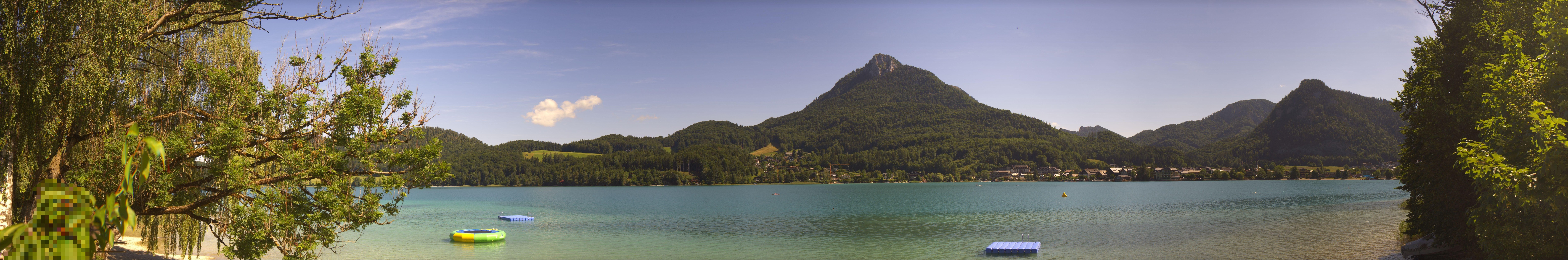 Archiv Foto Webcam Fuschlsee Panoramablick