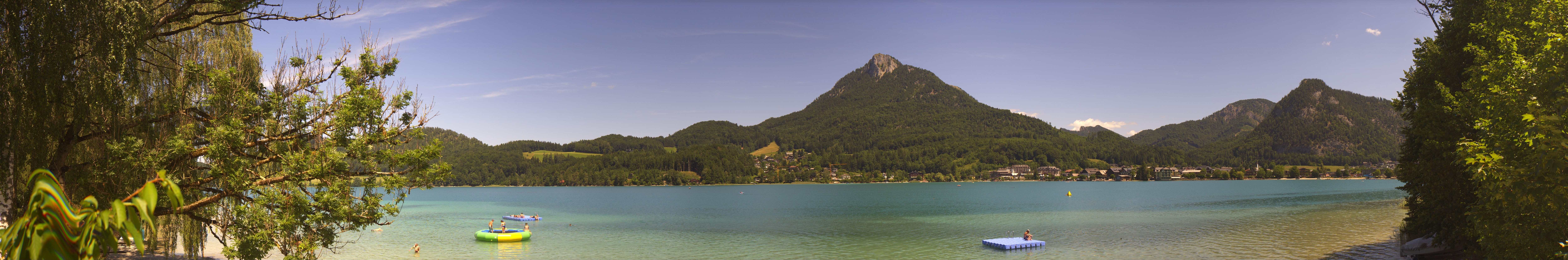 Archiv Foto Webcam Fuschlsee Panoramablick