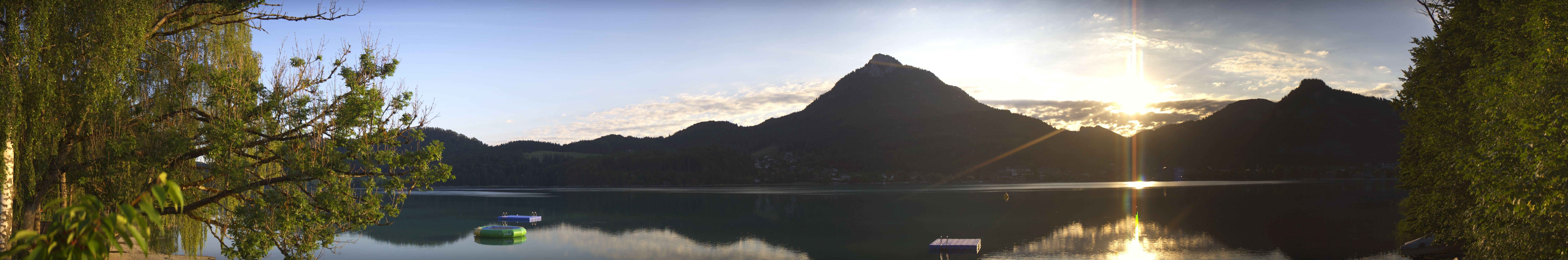 Archiv Foto Webcam Fuschlsee Panoramablick
