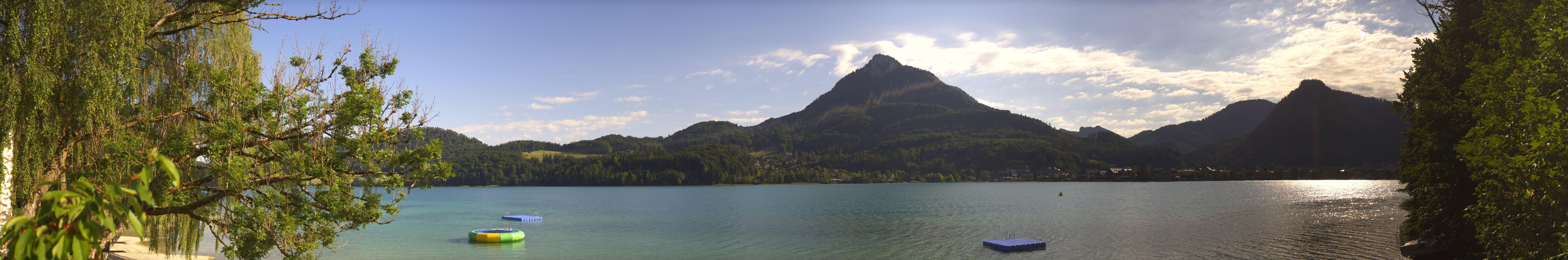 Archiv Foto Webcam Fuschlsee Panoramablick