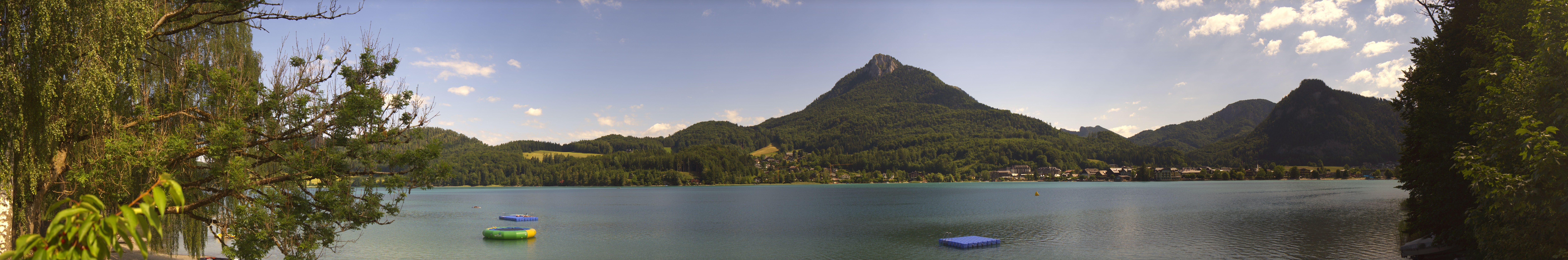 Archiv Foto Webcam Fuschlsee Panoramablick