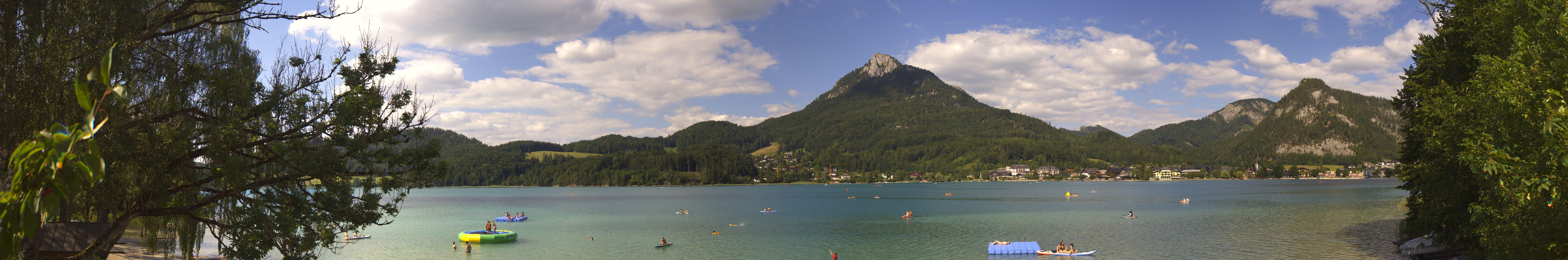 Archived image Webcam Fuschl am See: Panoramic View