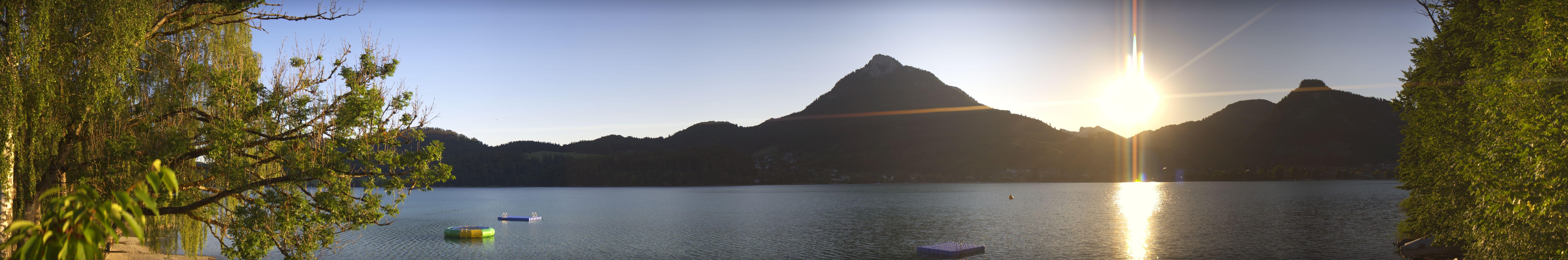 Archiv Foto Webcam Fuschlsee Panoramablick
