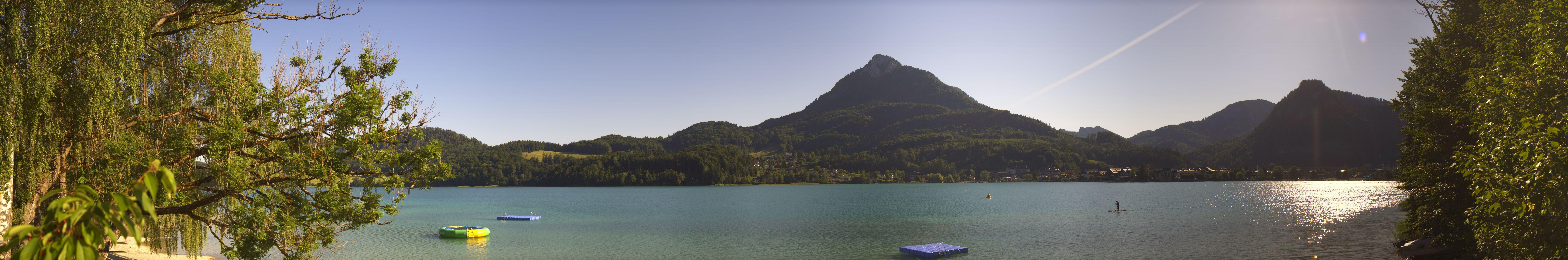 Archiv Foto Webcam Fuschlsee Panoramablick