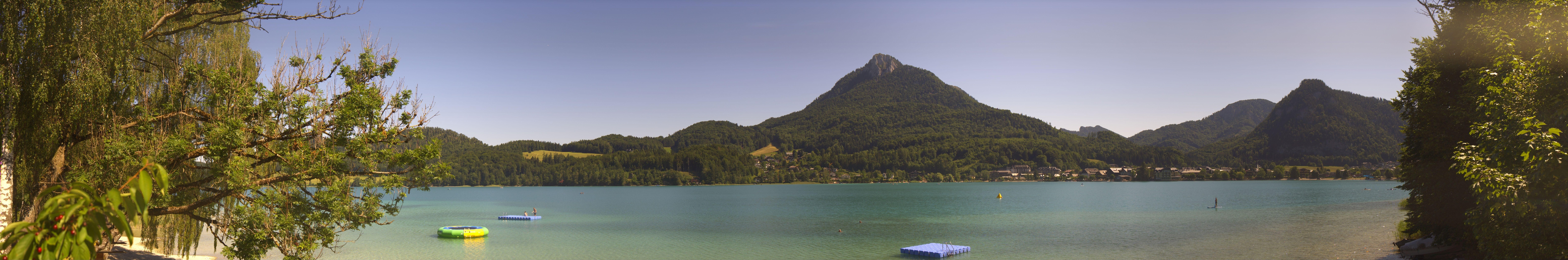 Archiv Foto Webcam Fuschlsee Panoramablick