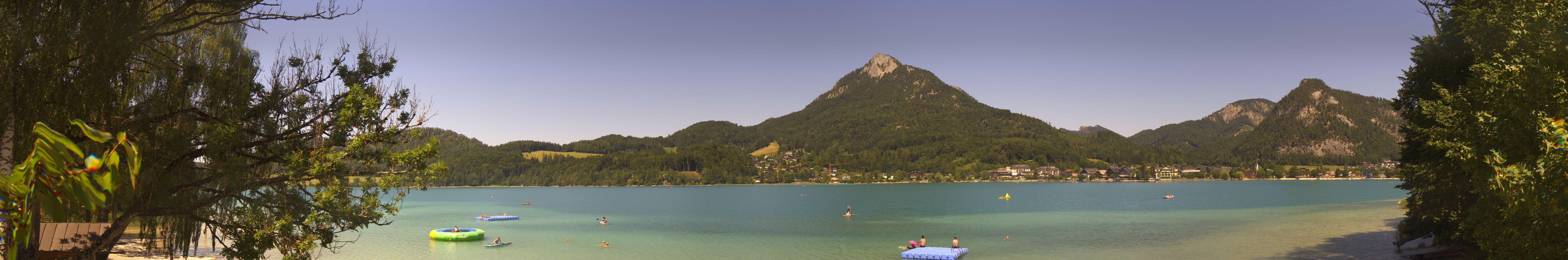 Archiv Foto Webcam Fuschlsee Panoramablick