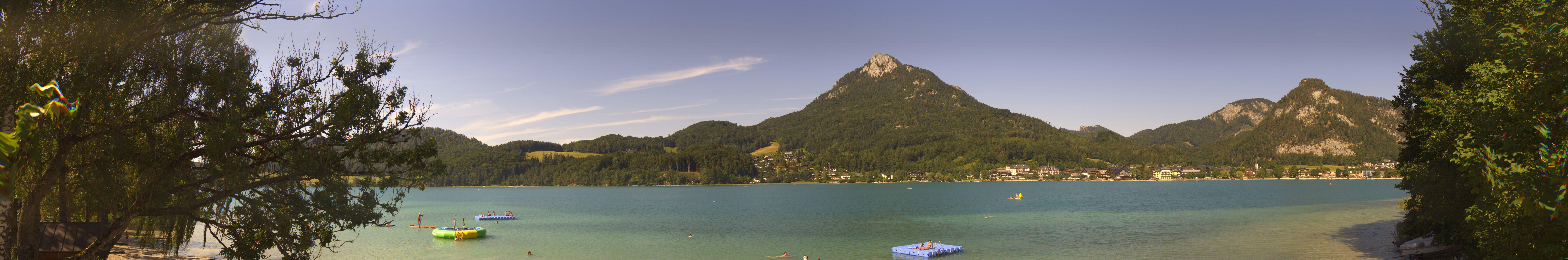 Archiv Foto Webcam Fuschlsee Panoramablick