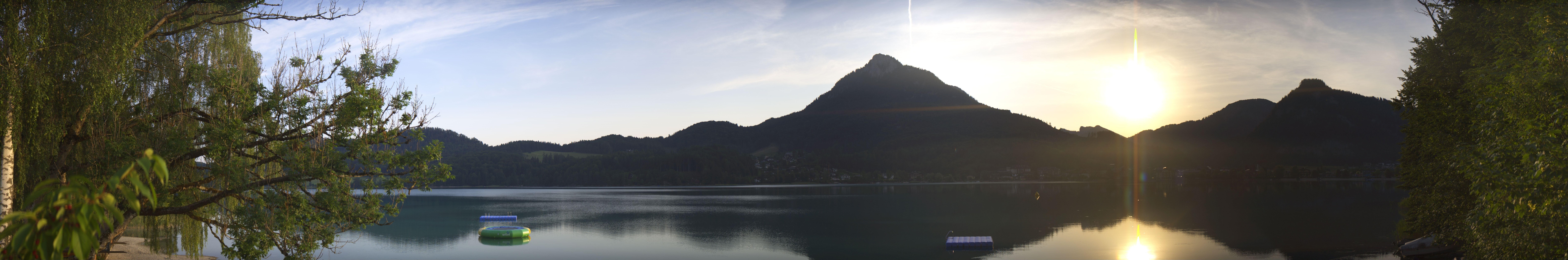 Archiv Foto Webcam Fuschlsee Panoramablick
