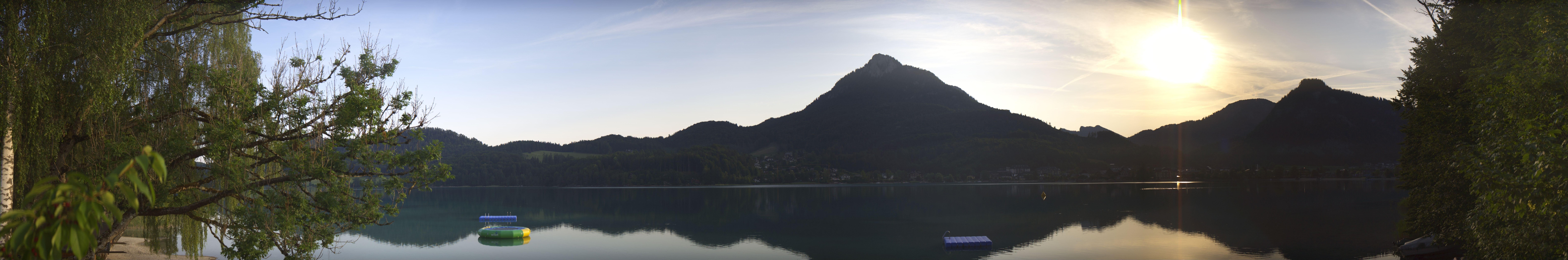 Archiv Foto Webcam Fuschlsee Panoramablick