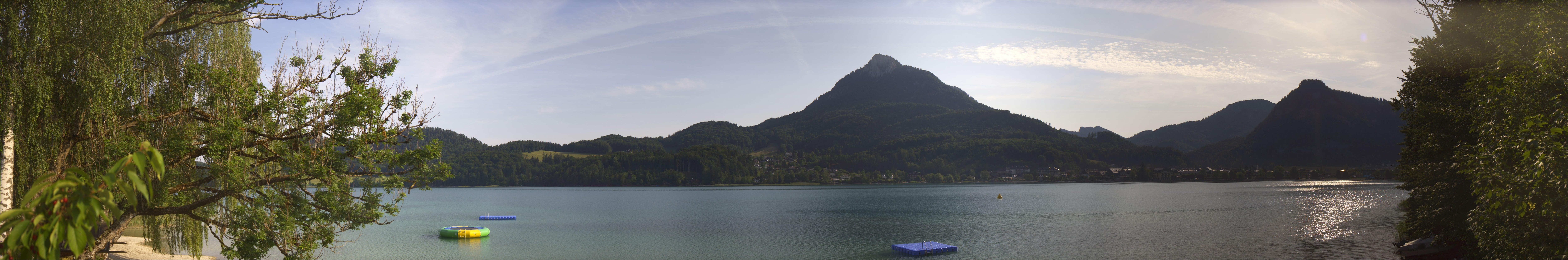 Archiv Foto Webcam Fuschlsee Panoramablick