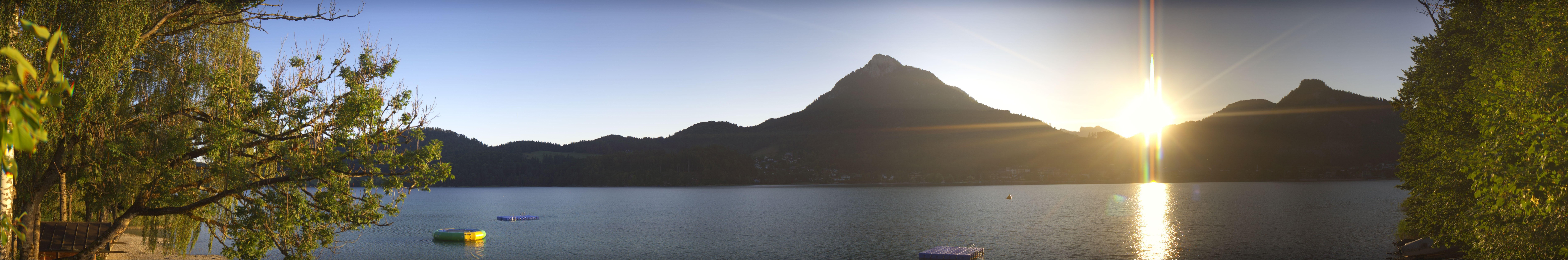 Archiv Foto Webcam Fuschlsee Panoramablick