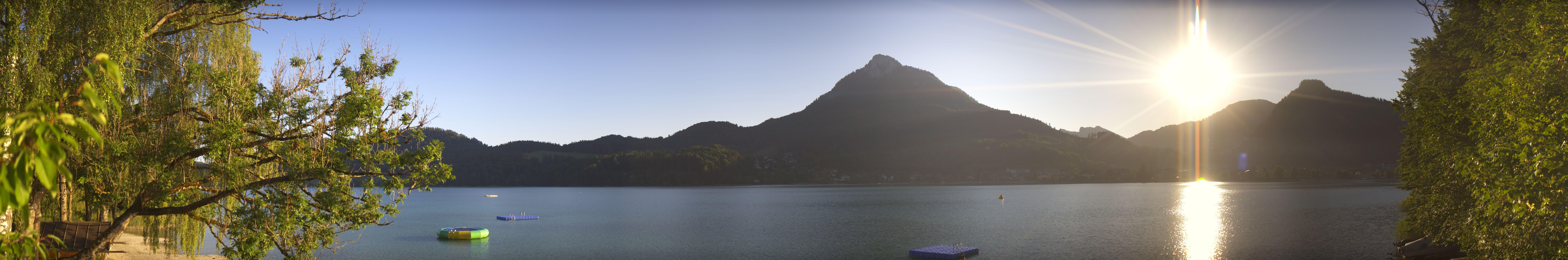Archiv Foto Webcam Fuschlsee Panoramablick